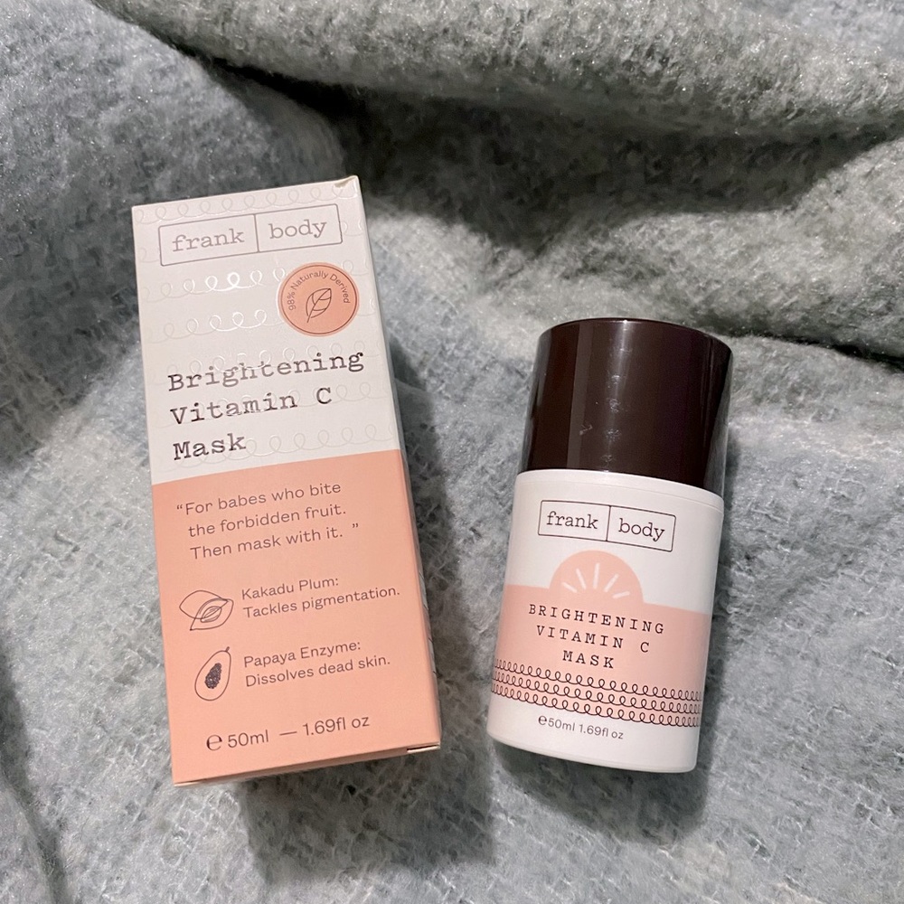 frank body Brightening Vitamin C Mask BNIB